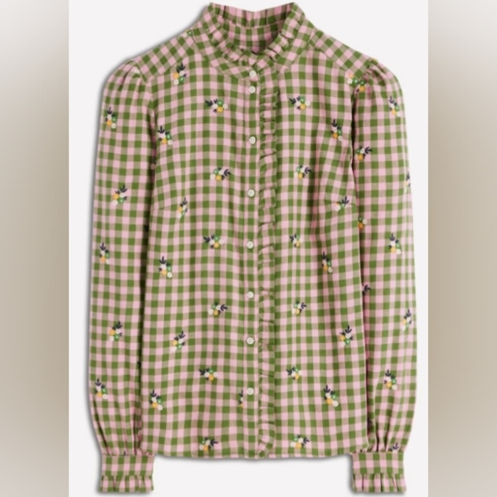 Boden Helena Brushed Cotton Top - Picture 3 of 8